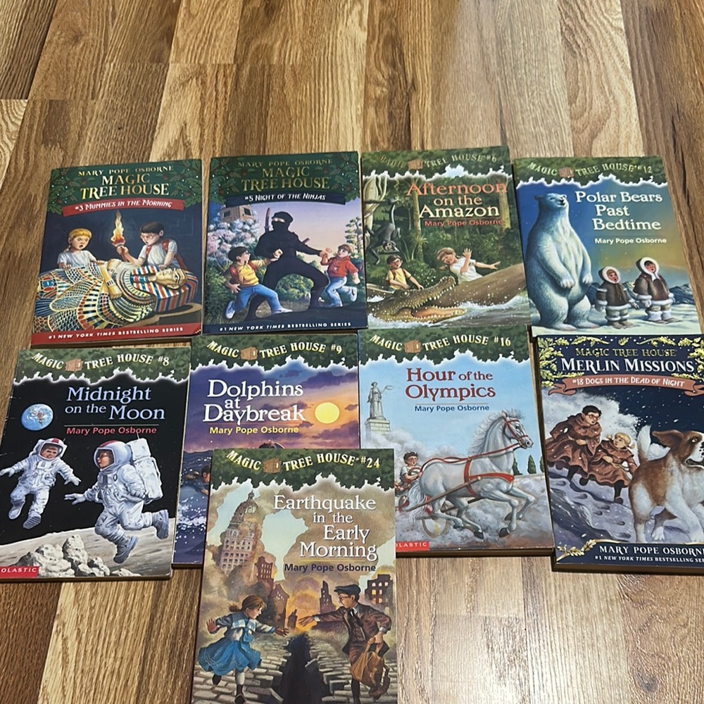 Magic Tree House Book Set 9 books